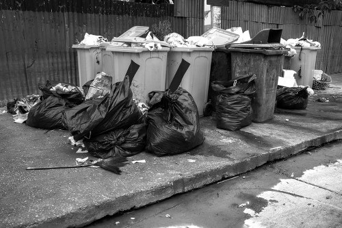 Professional home clearance team at work in Fitzrovia